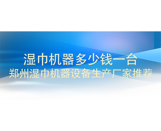 濕巾機(jī)器多少錢一臺，鄭州濕巾機(jī)器設(shè)備生產(chǎn)廠家推薦